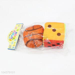 Promotional best fashionable 2pcs dice/ball shape toy set