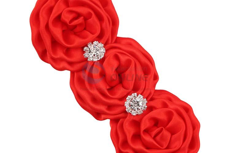 Creative Design Red Christmas Headband Baby Hair Band Head Flower