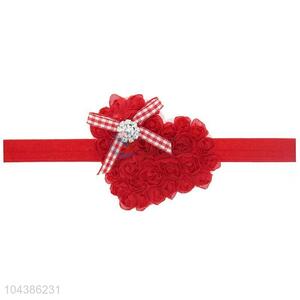 Sweet Design Heart Shape Hair Band Christmas Headband For Baby