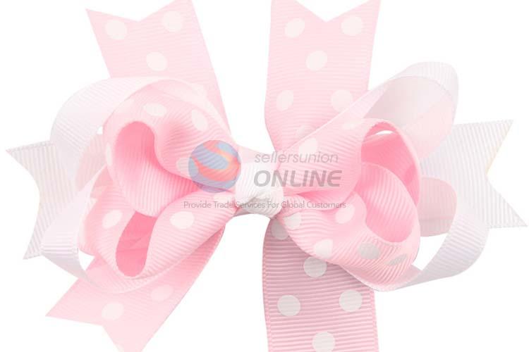 Wholesale Colorful Bowknot Design Hairpin Best Headwear For Girl