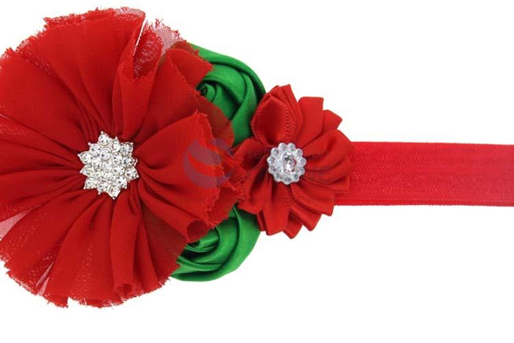 Newest Beautiful Flower Shape Christmas Hair Band Cheap Headwear