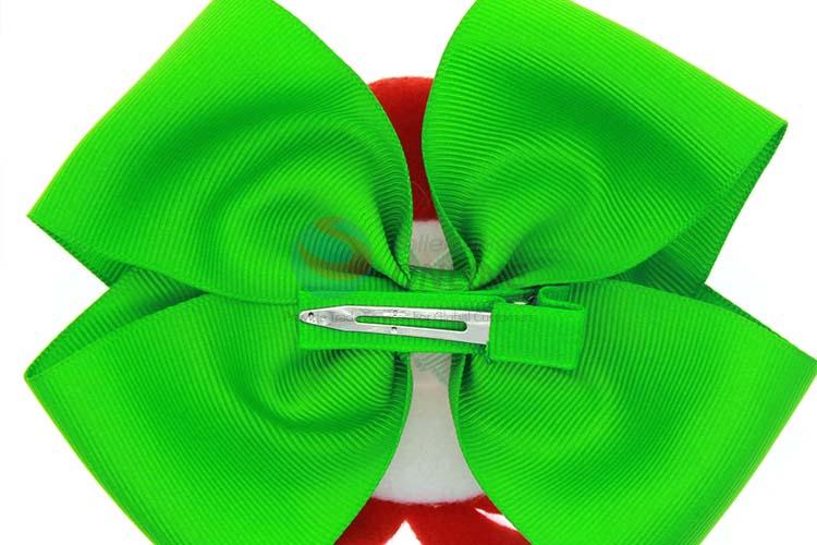 Cheap Colorful Christmas Bowknot Hairpin Children Hair Clip