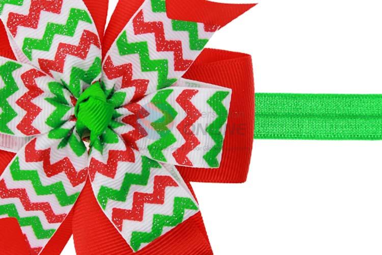 Lovely Design Colorful Christmas Hair Band Best Hair Ribbon