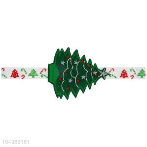 Custom Colorful Christmas Baby Headwear Christmas Tree Hair Band