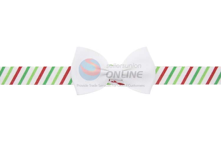 Custom Colorful Bowknot Hair Band Christmas Hair Ribbon