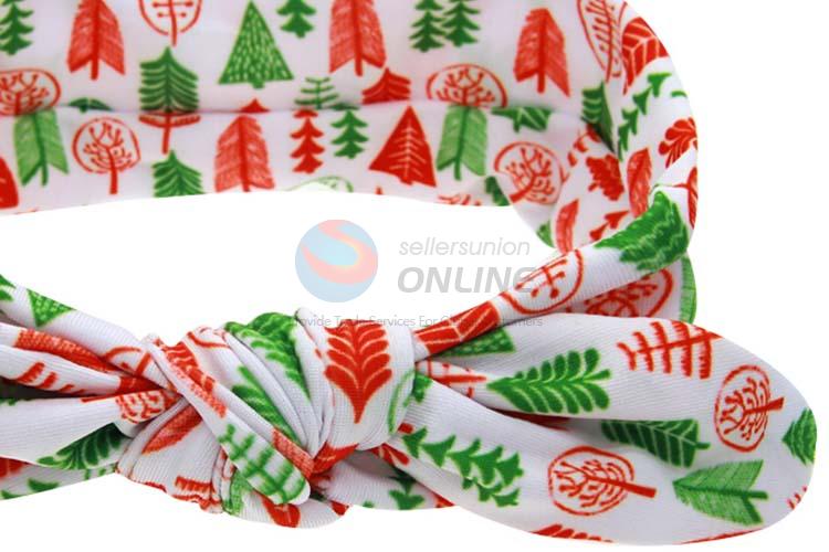 Fashion Printing Christmas Headband Baby Hair Band