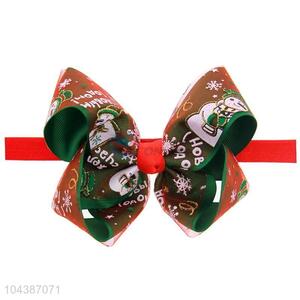 Latest Christmas Headwear Beautiful Bowknot Hair Band Baby Headband