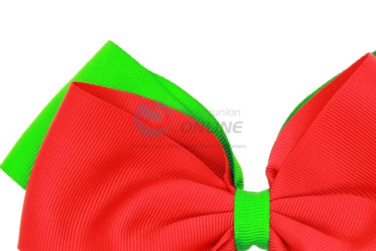 Cheap Colorful Christmas Bowknot Hairpin Children Hair Clip