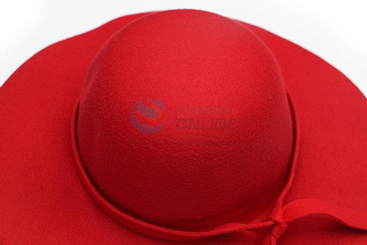 Low Price Kids Child Girl Red Bowler Hat