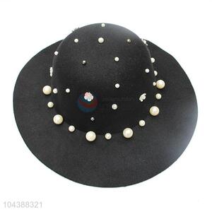 Direct Price Wool Women Felt Hat Wide Brim Fedora Caps