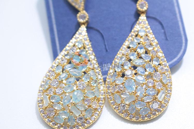 Superior quality zircon earring