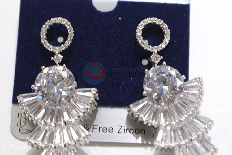 Professional factory zircon earring