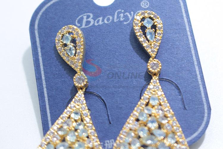 Superior quality zircon earring