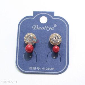 Latest arrival pearl&zircon ear stub