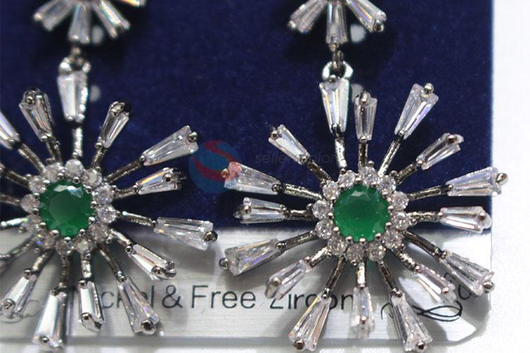 Customized fashion zircon earring