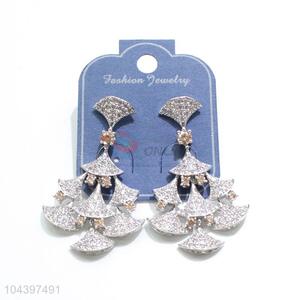 Recent design zircon earring