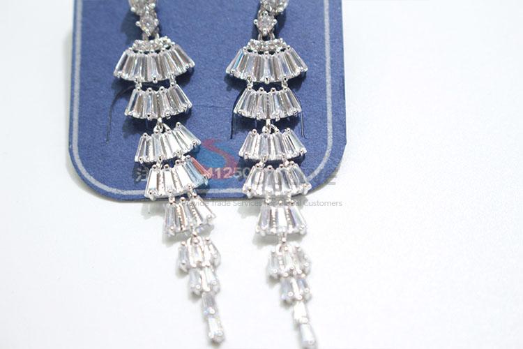 Popular high quality zircon earring