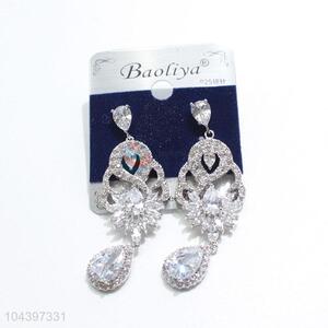 Funny popular zircon earring