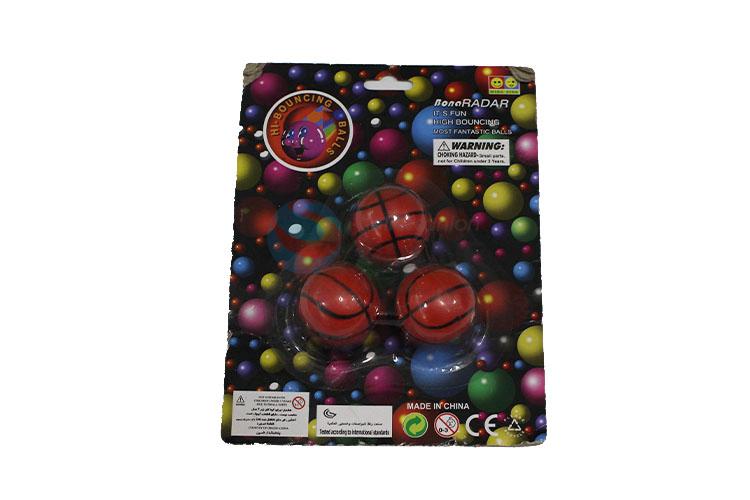 Basketball Bouncy Balls/Rubber Balls Toys Set