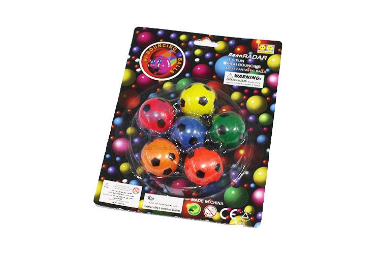 Football Bouncy Balls/Rubber Balls Set