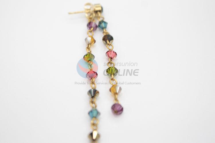 Lovely colorful earring jewelry