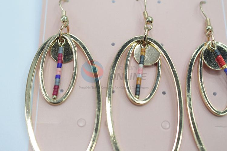 Colorful earring jewelry for female