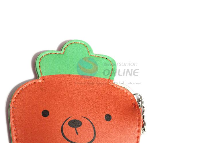 Made in China cheap pvc carrot printing coin bag