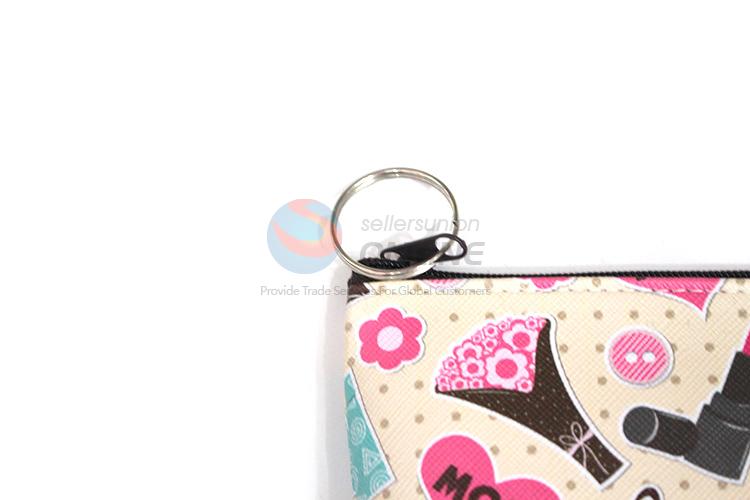 Lovely design high quality pvc printing coin bag