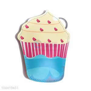 New style beautiful pvc cupcake printing coin bag