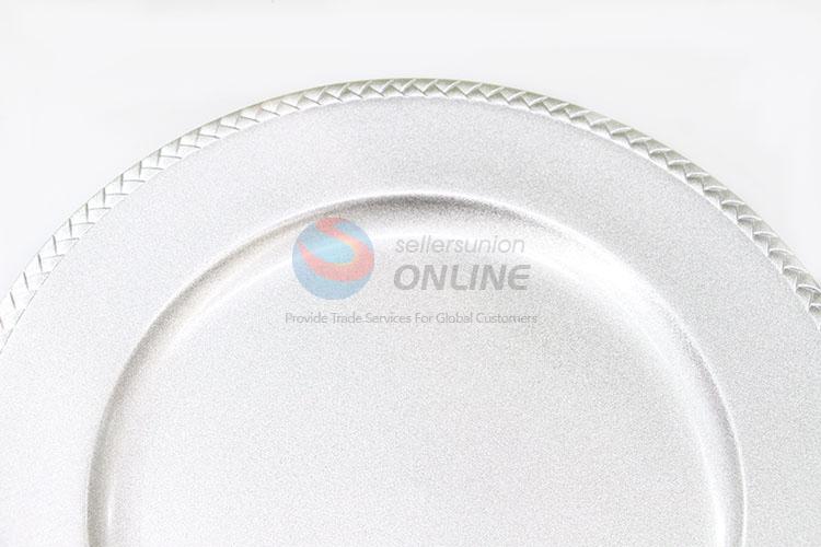 Latest Design Round Plastic Plate Food Tray