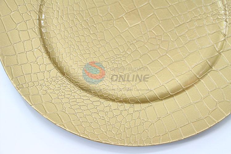 China Factory Plastic Dinner Plates in Round Shape