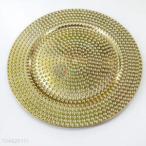 Factory Direct Reusable Round Plastic Dinner Plate