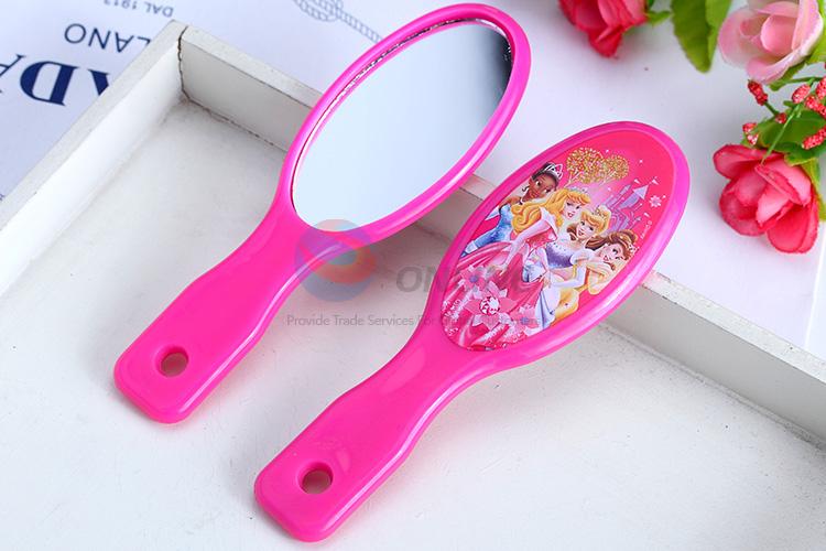 Wholesale promotional custom plastic mirror&comb set