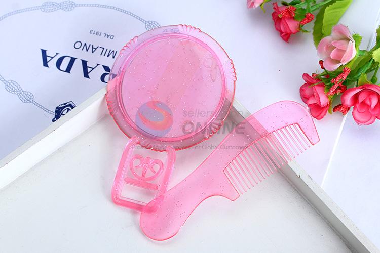 Top grade custom plastic mirror&comb set