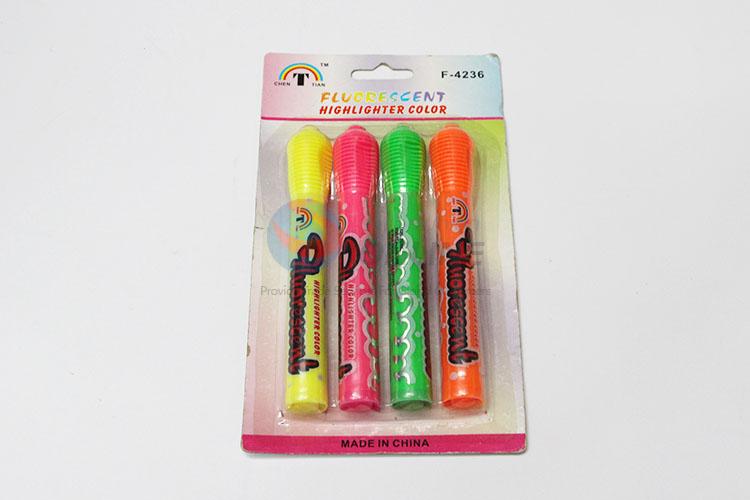 Durable Plastic Highlighters Set