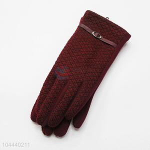 Popular Promotional Female Gloves Women's Winter Outdoor Full Fingers Mittens Glove