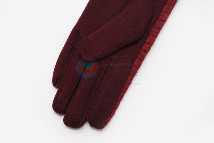 Factory Wholesale Winter Women Warm Mitten Fashion Gloves