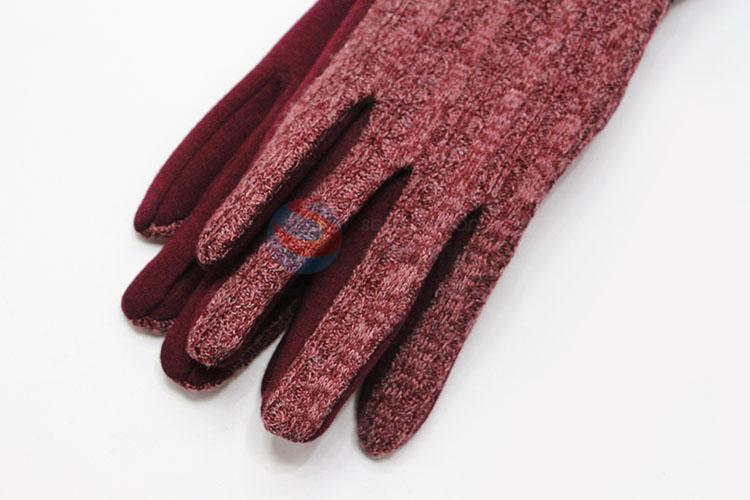 Wholesale Popular Winter Women Warm Mitten Fashion Gloves