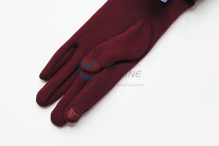 Factory Sale Fashion Winter Warm Soft Women Gloves