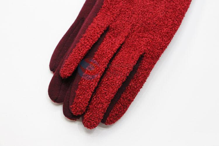 Top Selling Female Gloves Women's Winter Outdoor Full Fingers Mittens Glove