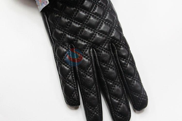 Competitive Price PU Women Dress Fashion Winter Gloves