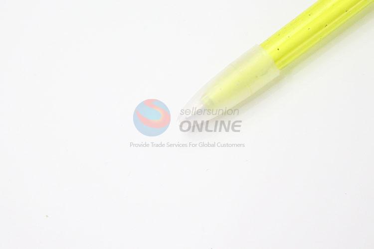 Pinapple Design Feather Plastic Ballpoint Pen