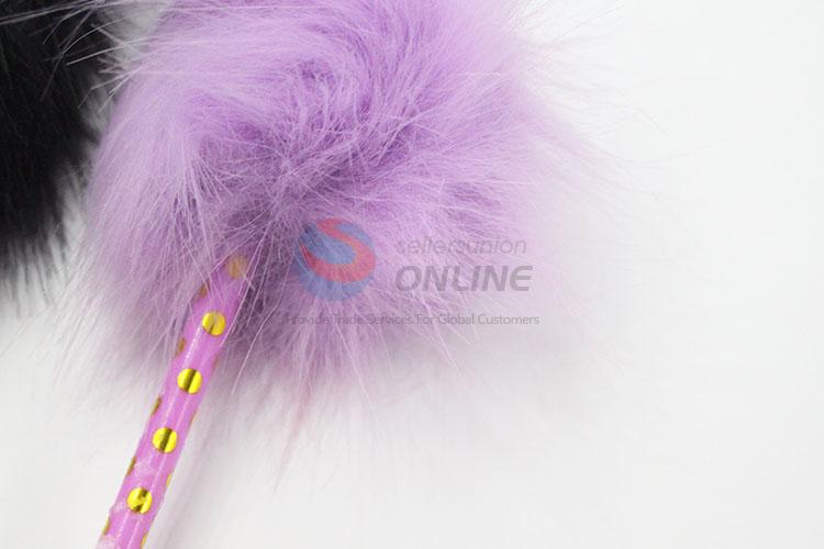 Wholesale Hairball Plastic Ballpoint Pen