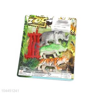 Popular Plastic Wild Animal Model Toy Plastic Animal Toy Set