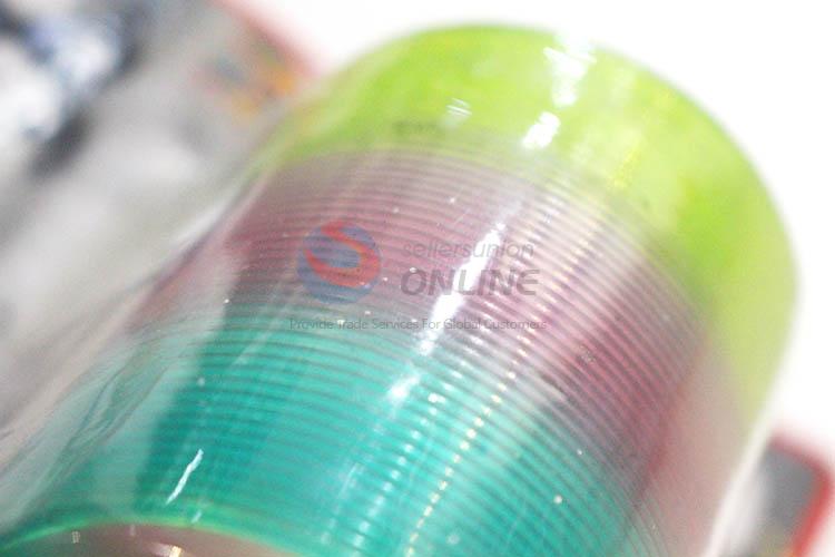 Popular Colorful Plastic Slinky Rainbow Spring For Kids