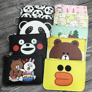 Cartoon Design Lovely Girl Portable Cloth Wallet