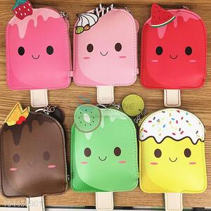 Popsicle Design Fashion Cloth Women Girl Wallet