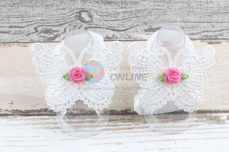 Wholesale New Fashion Baby Cotton Foot Headband Set