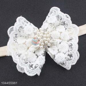 New Fashion High Quality Lace Lovely Bowknot Headband For Baby