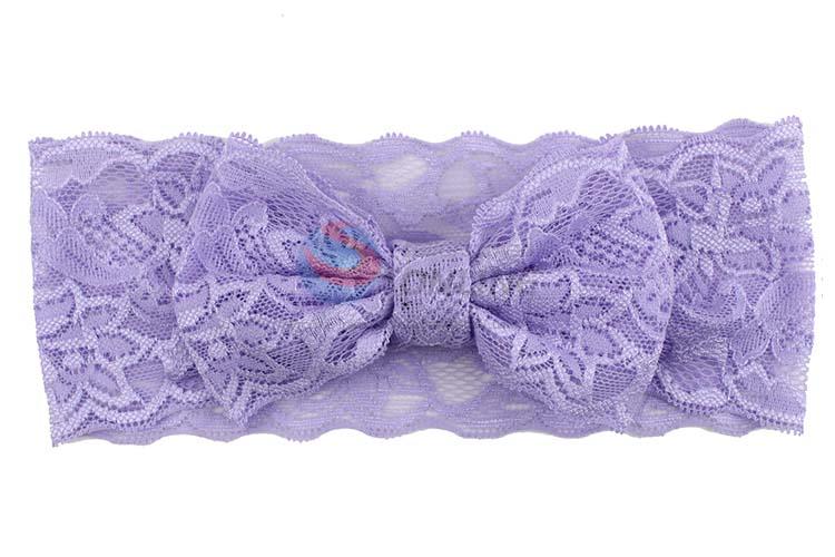 Big Promotional Lace Bowknot Baby Hair Accessories